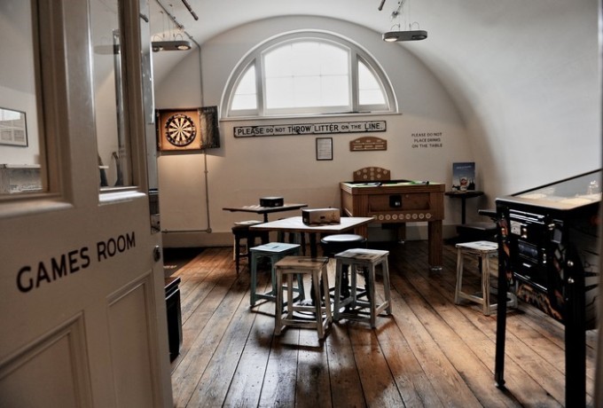 The Games Room Room at The Parcel Yard